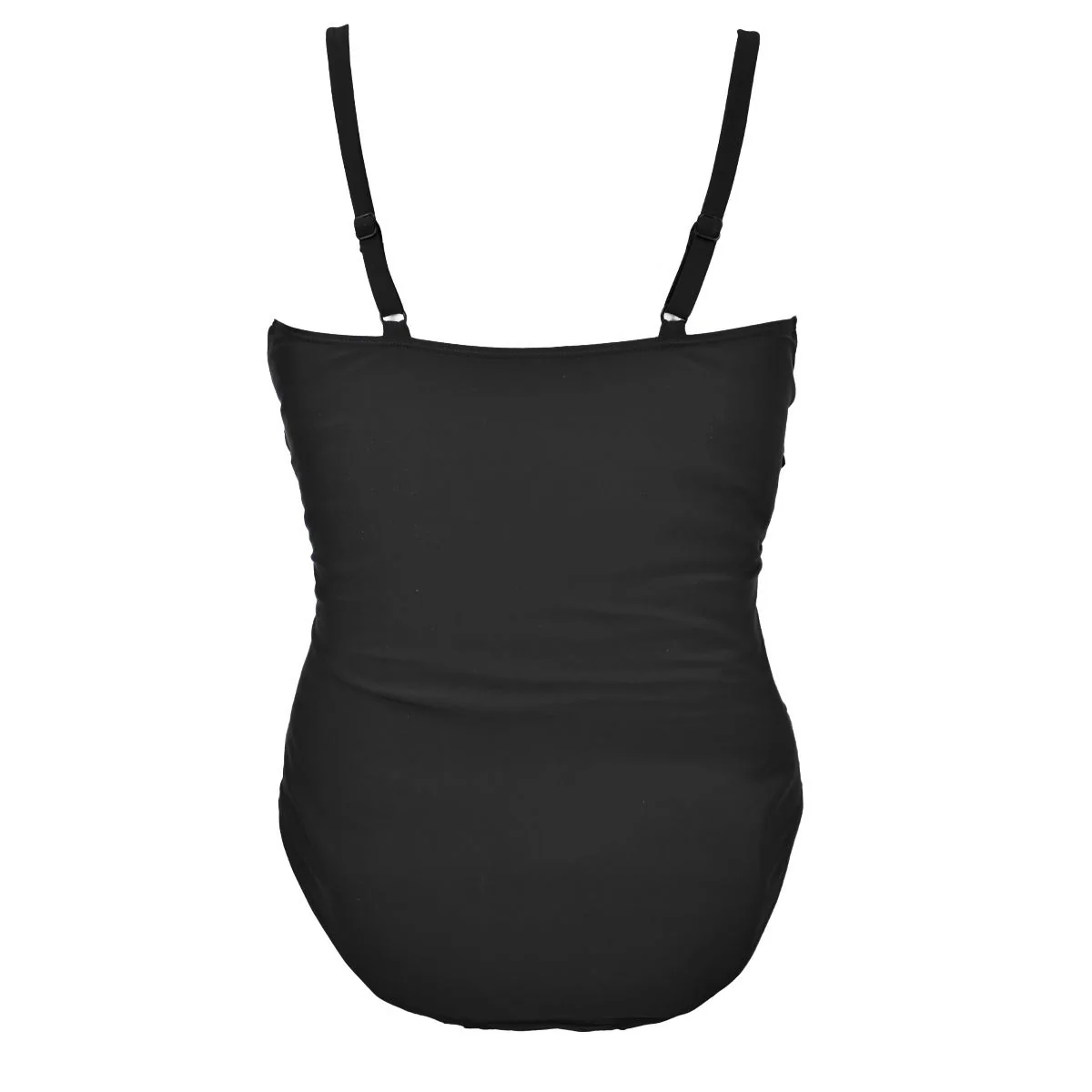 Ladies Swimming Costume Tummy Control Black - Image 2