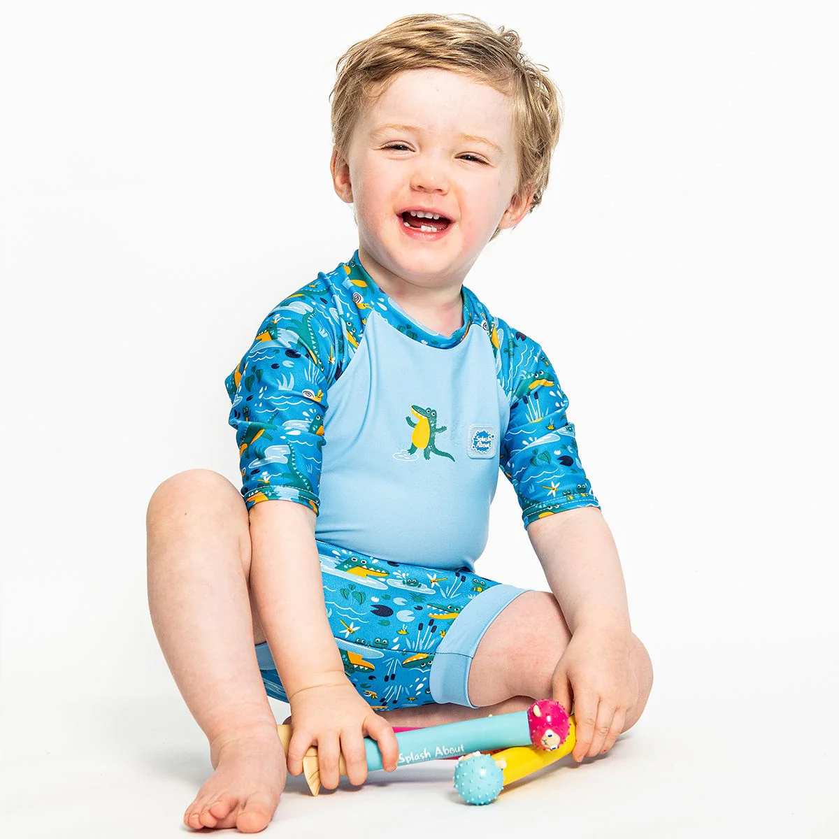 Crocodile Swamp Happy Nappy Sunsuit - Image 6