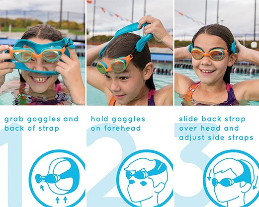 FINIS DragonFly Kids Swimming Goggles (Mirror & Tinted Lens) - Image 17