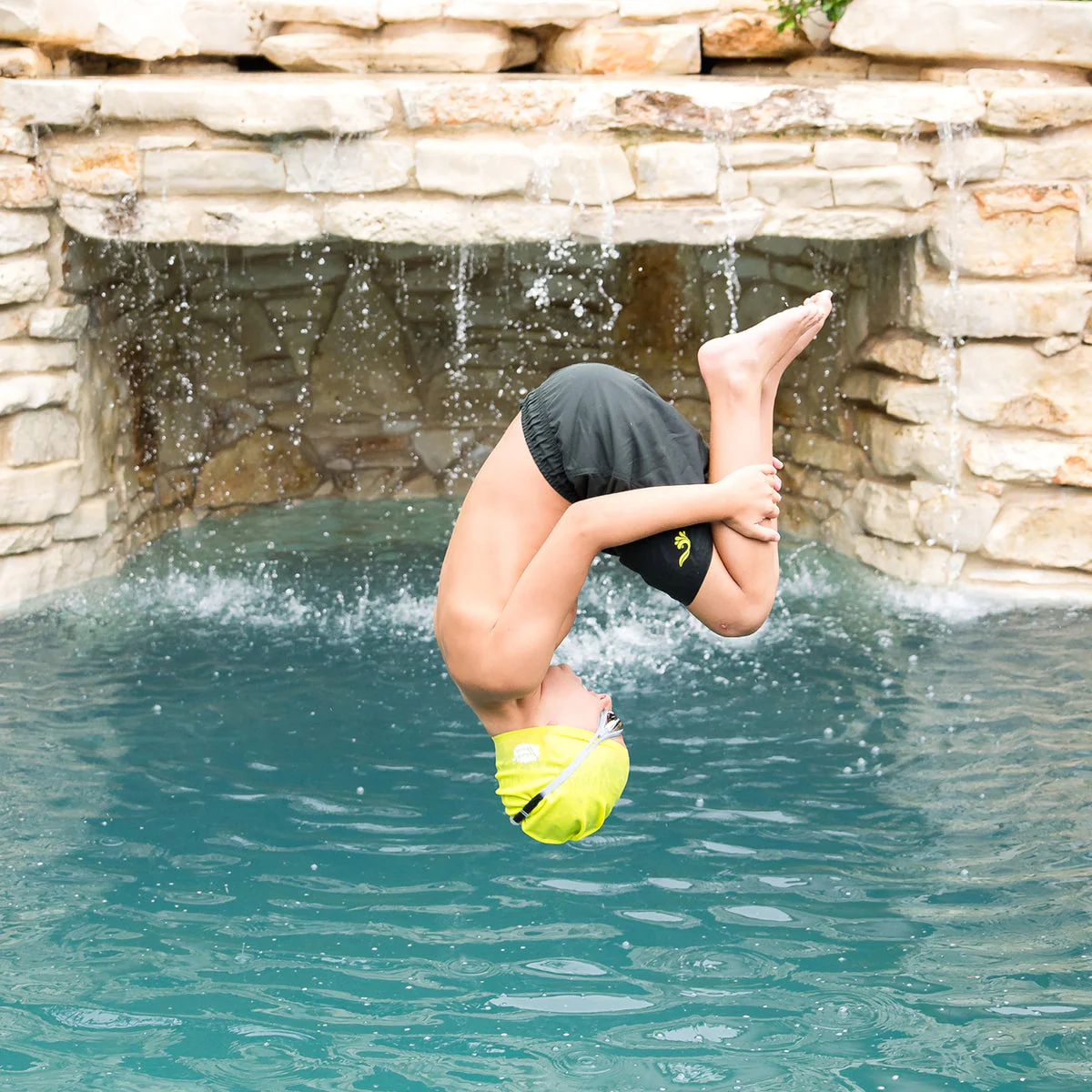 Boys Swim Shorts Forest Green - Image 5