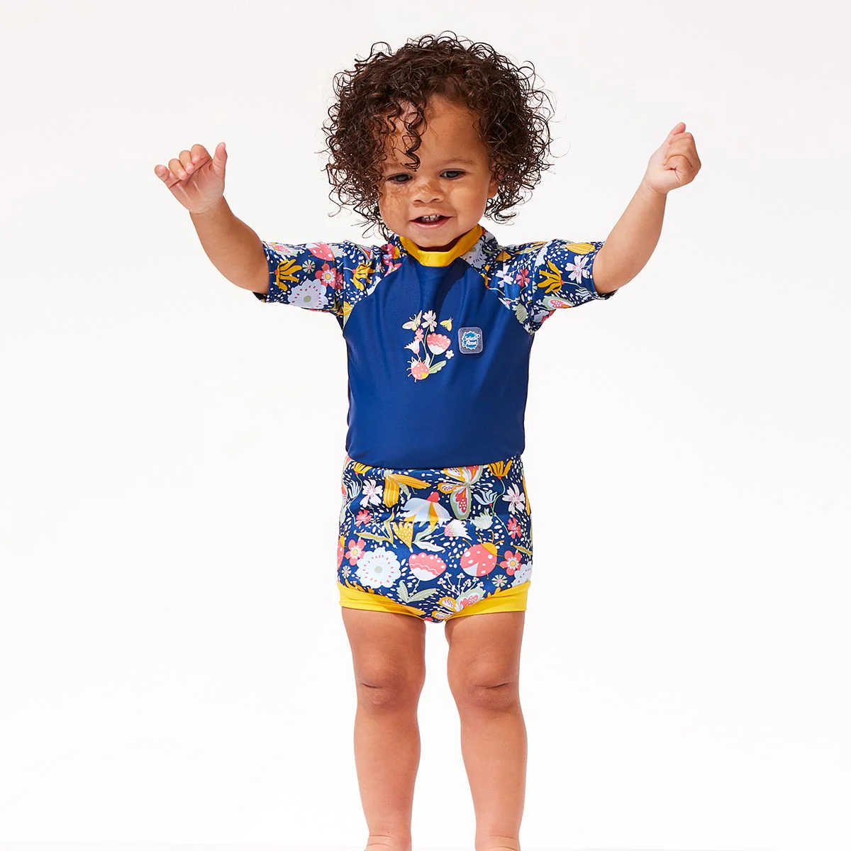 Garden Delight Happy Nappy Sunsuit - Image 4