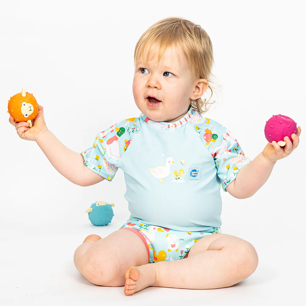 Little Ducks Happy Nappy Sunsuit - Image 6