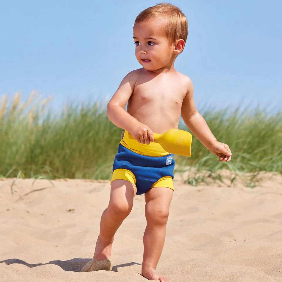 Navy & Yellow Happy Nappy DUO - Image 3
