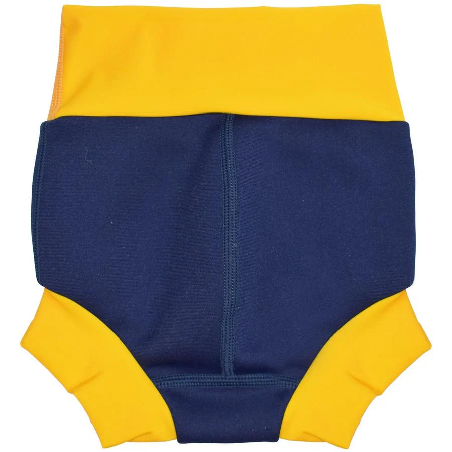Navy & Yellow Happy Nappy - Image 2