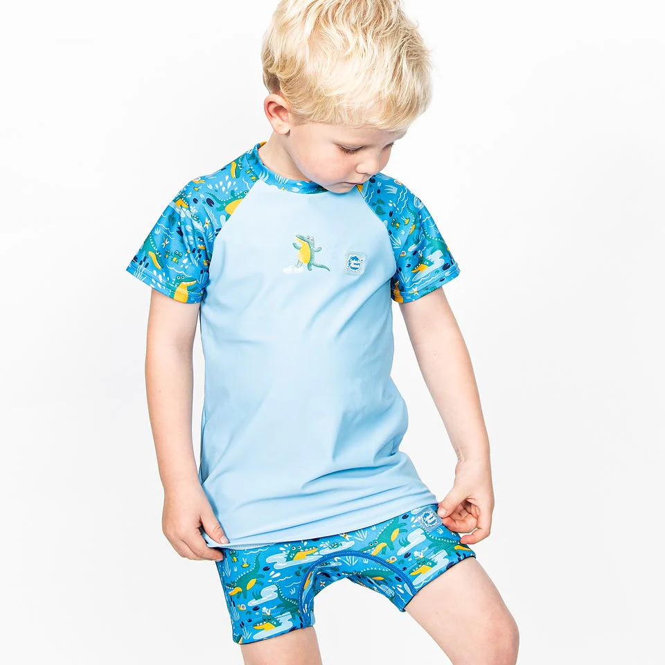 Crocodile Swamp UV Short Sleeve Rash Top - Image 4