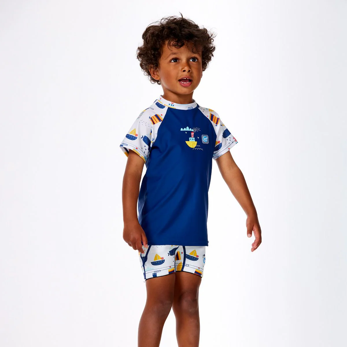 Tug Boats UV Short Sleeve Rash Top - Image 3