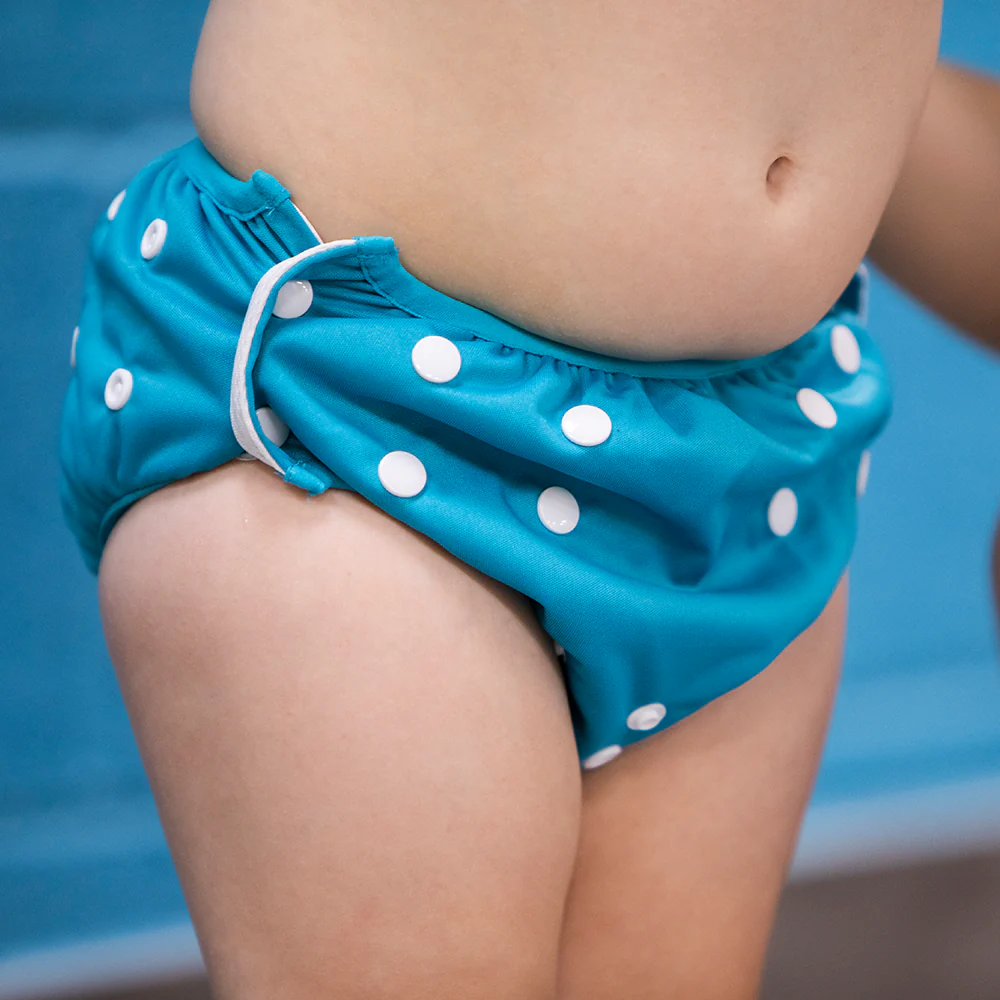 Size Adjustable Blue Under Nappy Wrap - Image 7