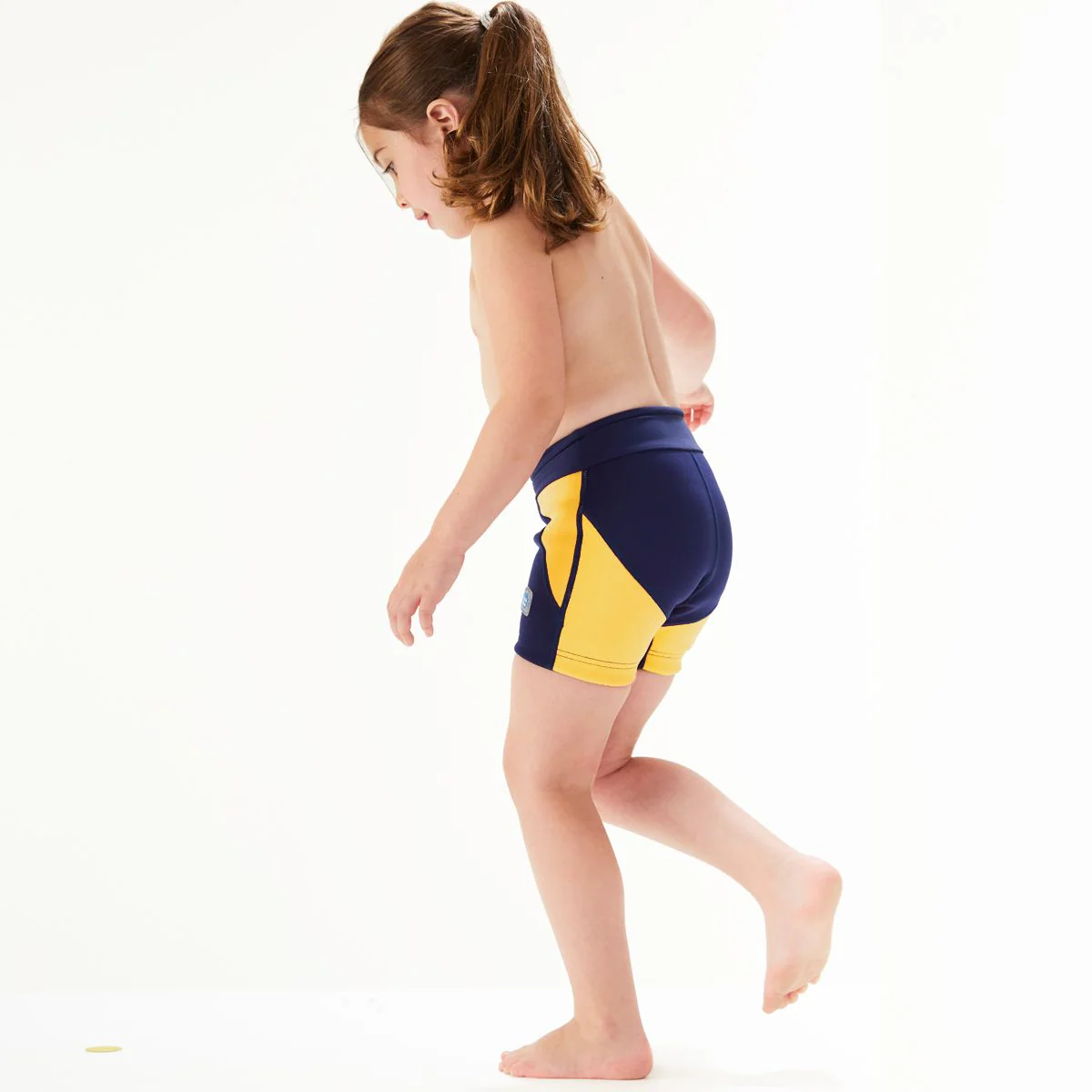 Navy & Yellow Child Splash Jammers - Image 4