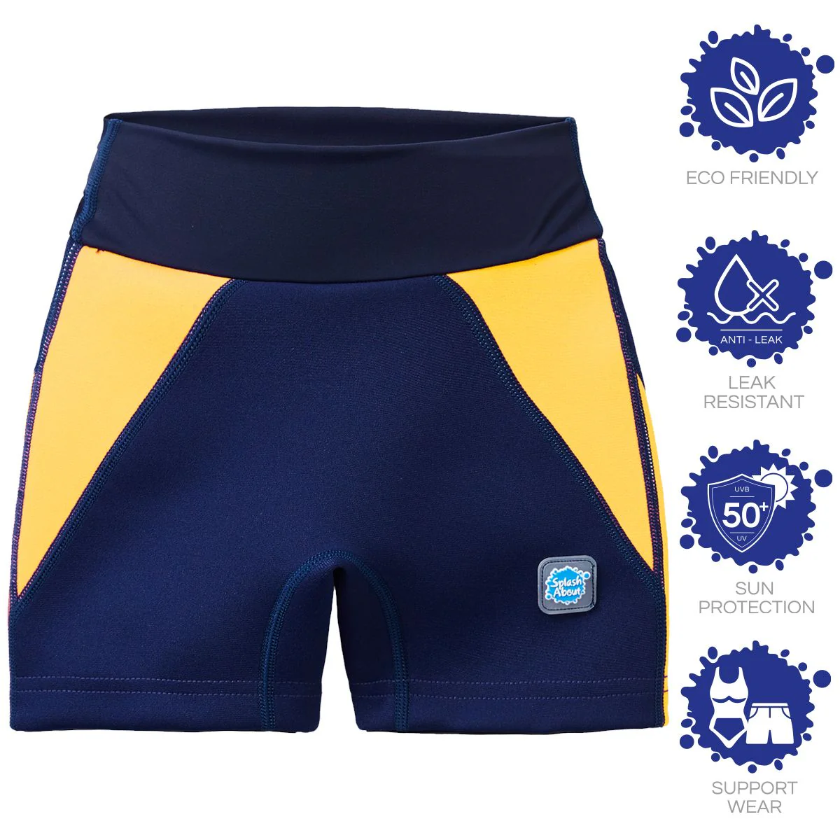 Navy & Yellow Child Splash Jammers - Image 5