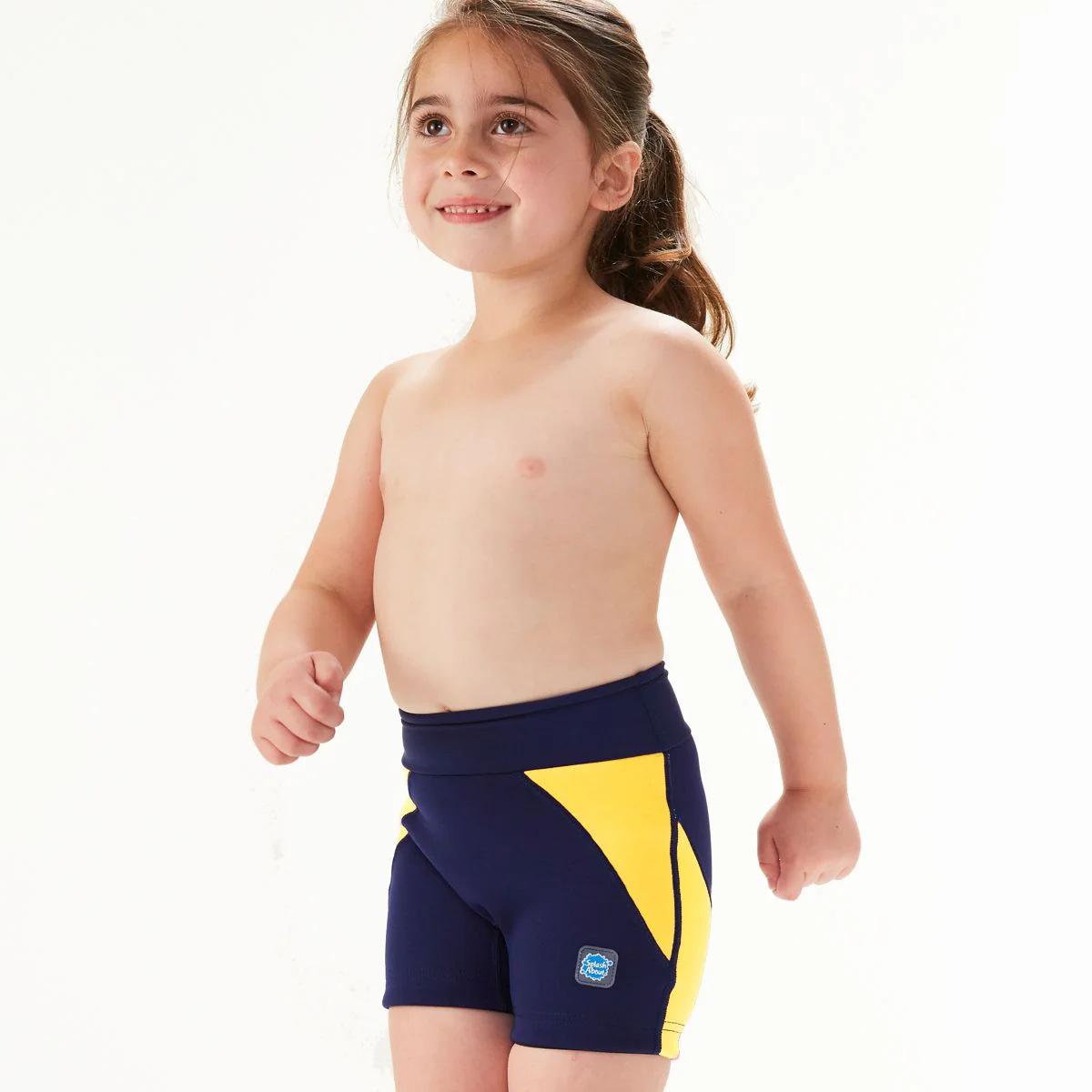 Navy & Yellow Splash Jammers - Image 3