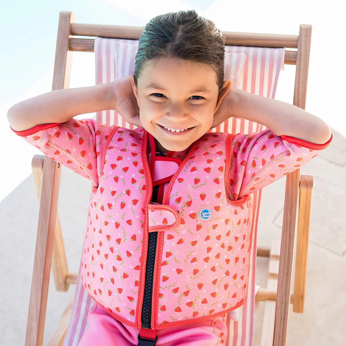 Strawberry Field Go Splash Swim Vest - Image 2