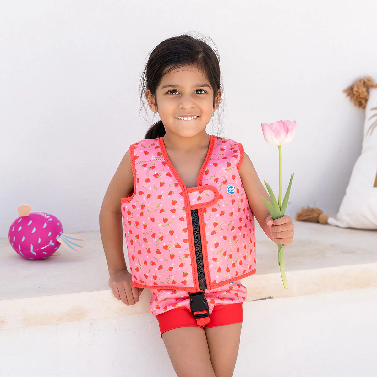 Strawberry Field Go Splash Swim Vest - Image 3