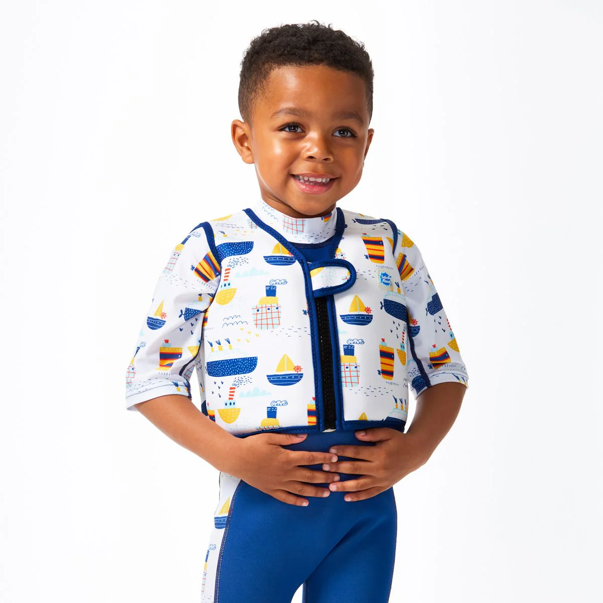 Tug Boats Go Splash Swim Vest - Image 7
