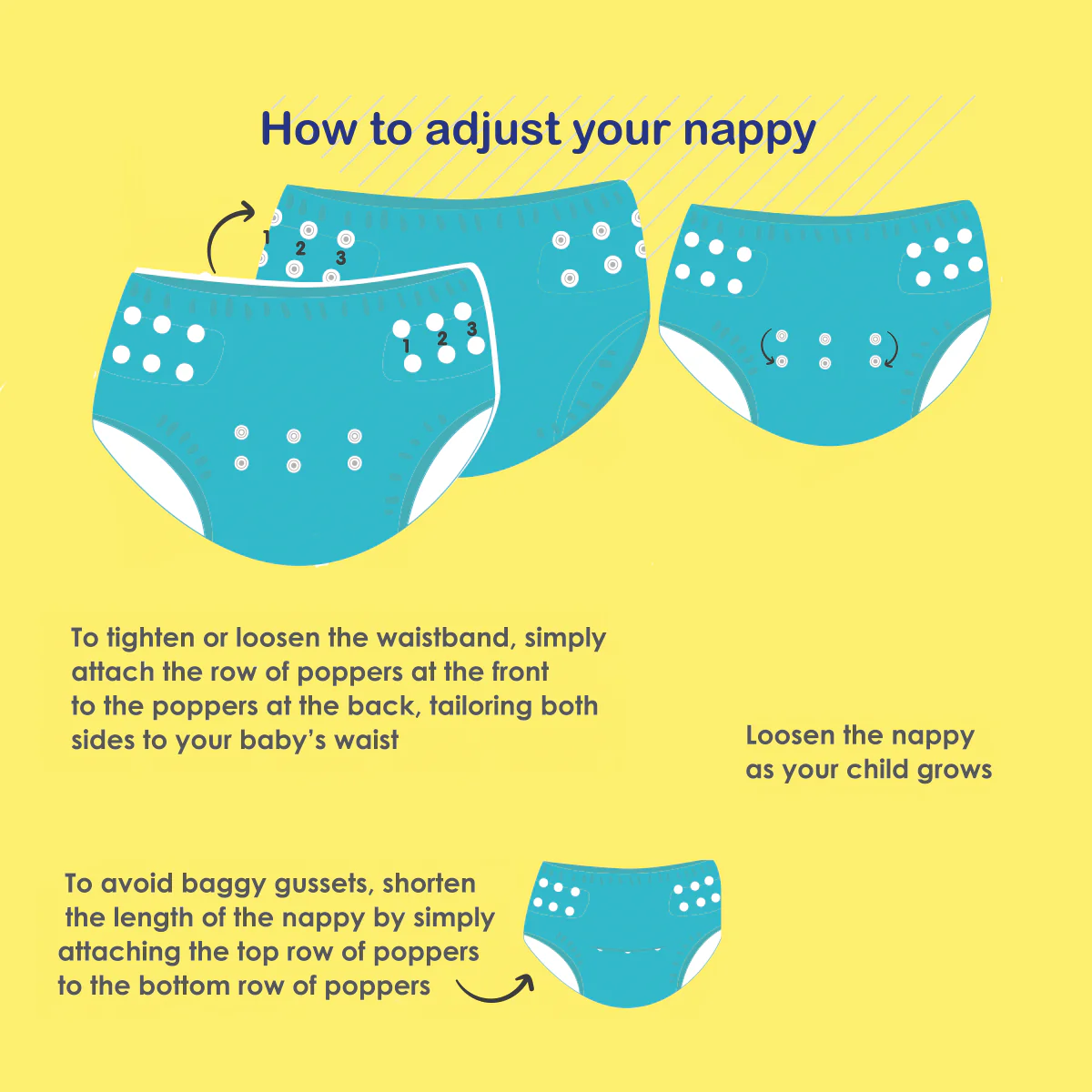 Tug Boats Size Adjustable Under Nappy - Image 6