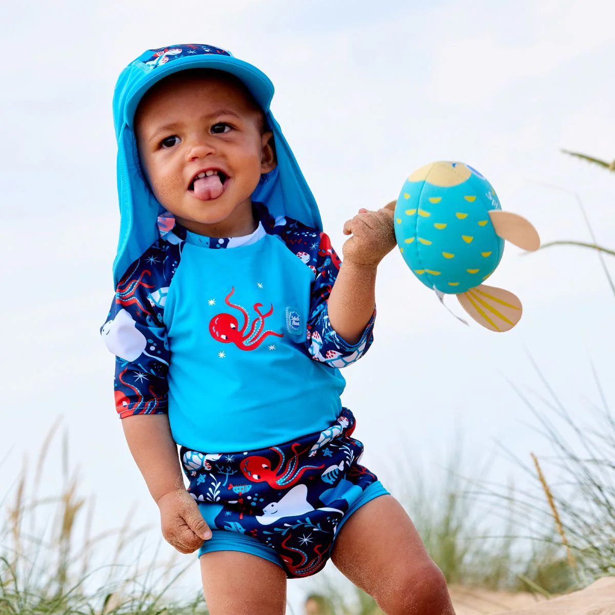 Under the Sea Happy Nappy Sunsuit - Image 4