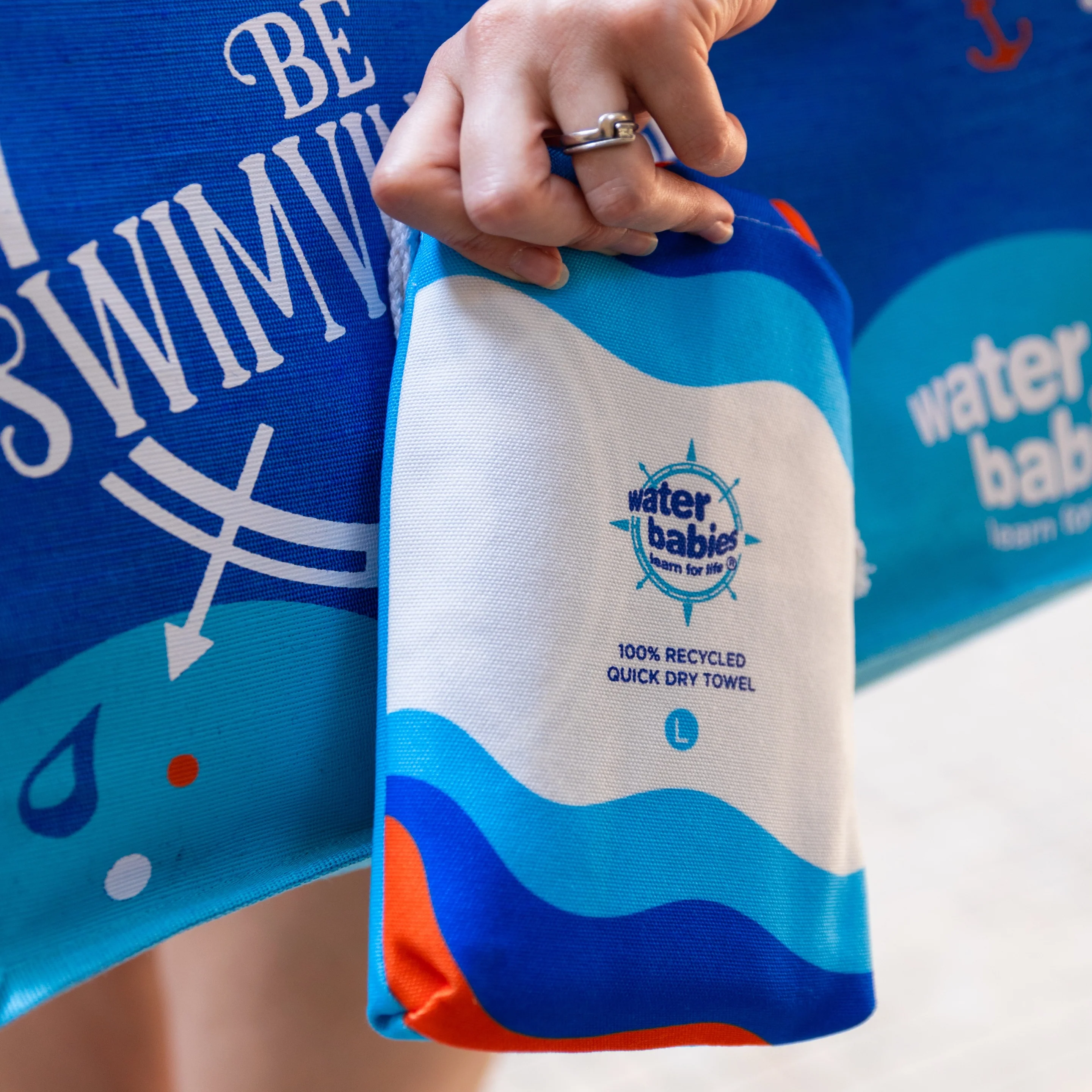 Water Babies x Dock & Bay I Am Swimvincible Pool & Beach Towel (160x90cm) - Image 6
