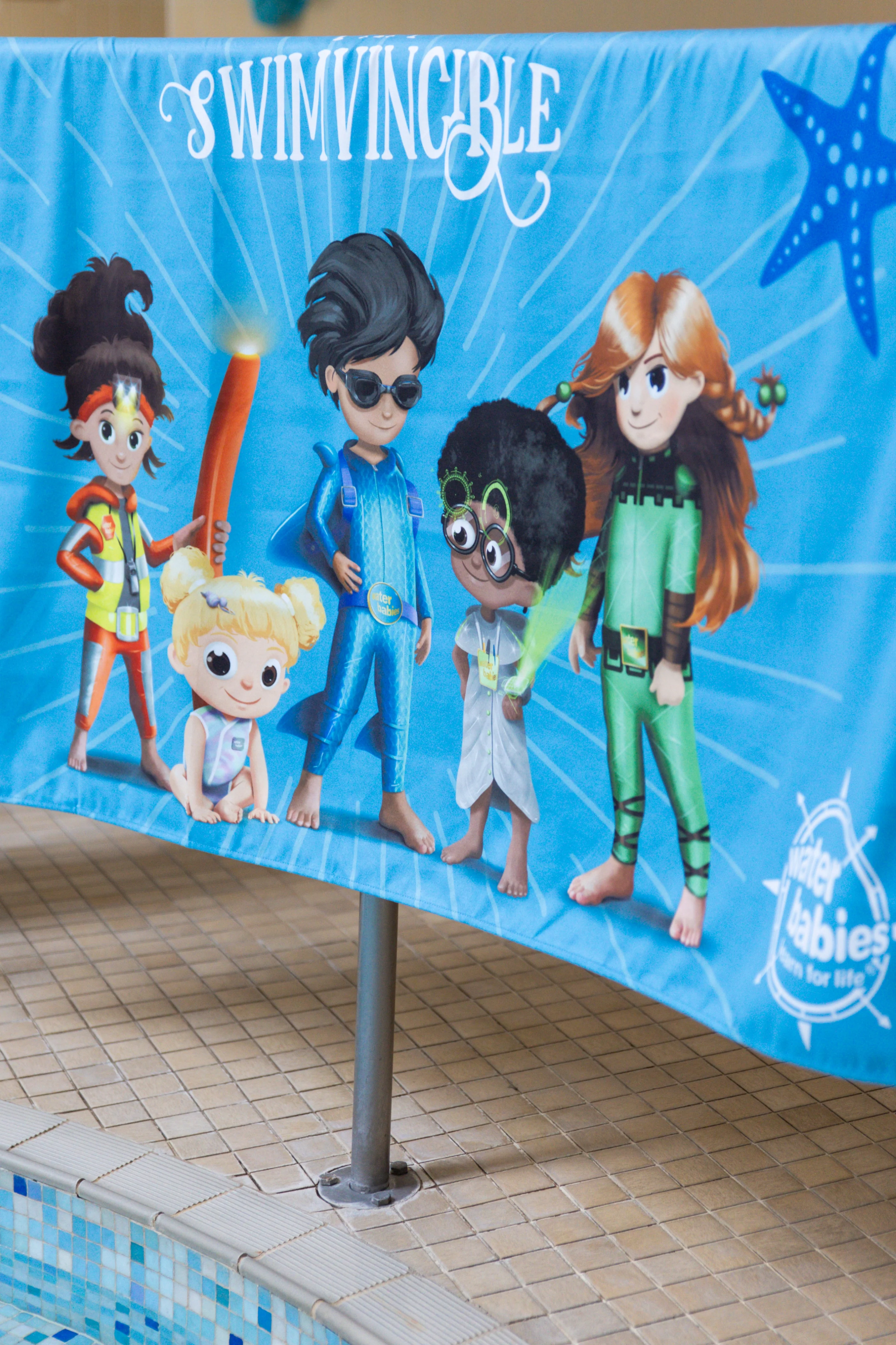 Water Babies x Dock & Bay I Am Swimvincible Pool & Beach Towel (160x90cm) - Image 8