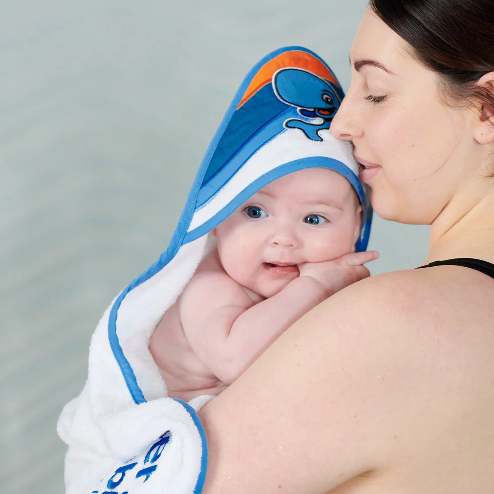 Water Babies Hooded Towel (70x70cm) - Image 3