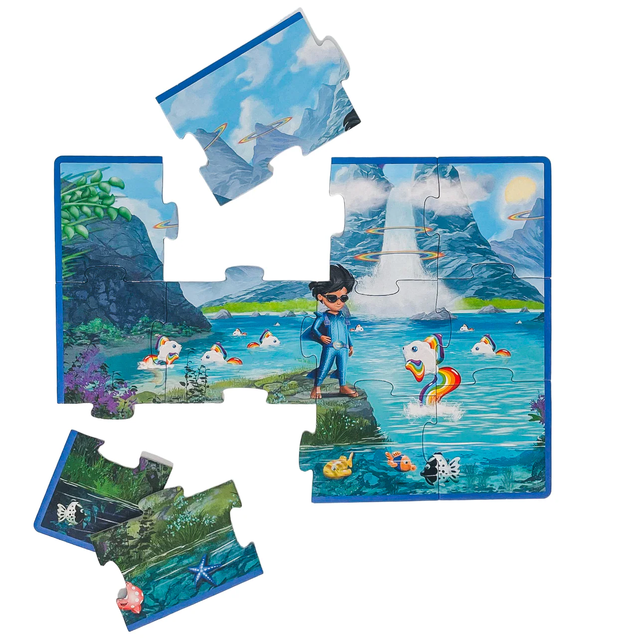 Water Babies x Orchard Toys Swimvincibles Jigsaw Puzzles 2 in a Box (12-piece) - Image 14