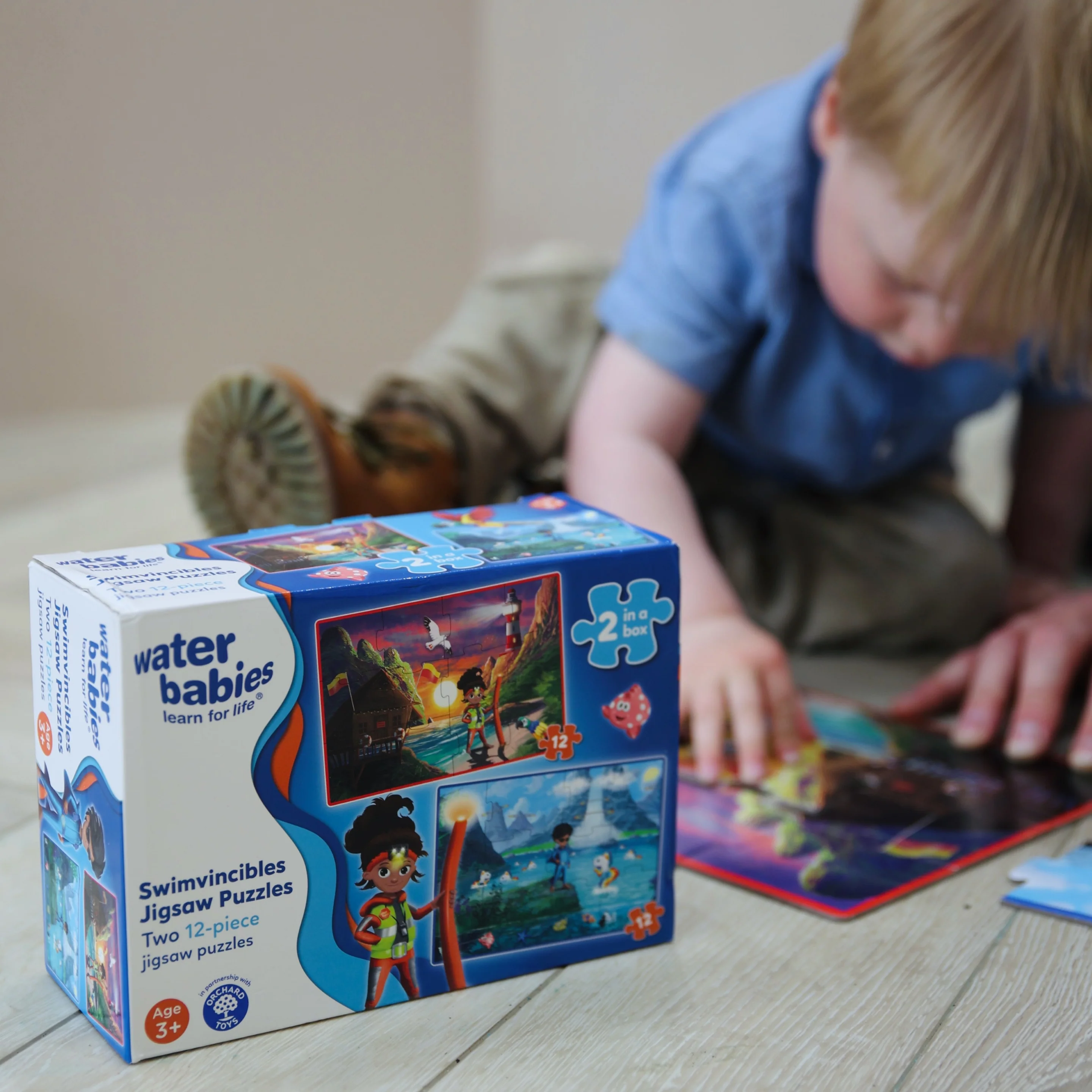 Water Babies x Orchard Toys Swimvincibles Jigsaw Puzzles 2 in a Box (12-piece) - Image 4